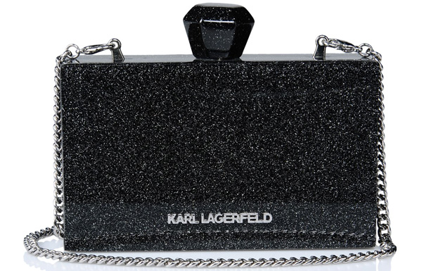 Karl Lagerfeld luxury is a discipline clutch