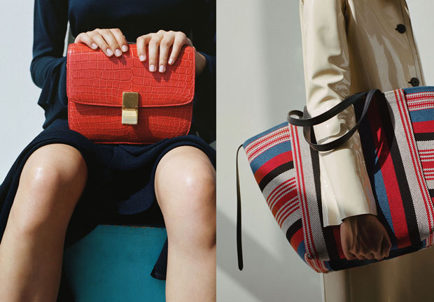 Céline kerst Classic Box croc Phantom Cabas