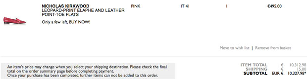 Net-a-Porter wishlist