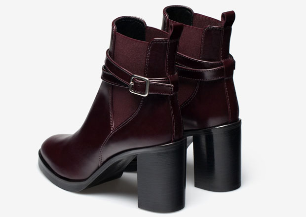 Uterqüe burgundy boots