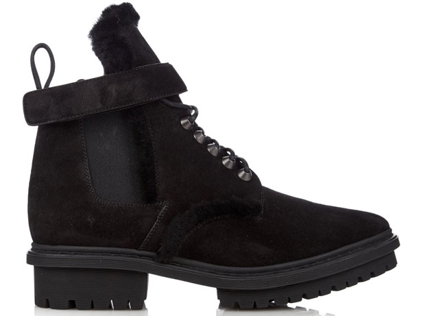 Balenciaga Unit shearling boots