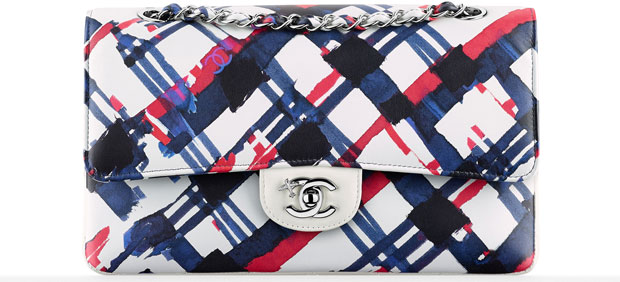 Chanel tassen ss 2016 printed classic flap bag 
