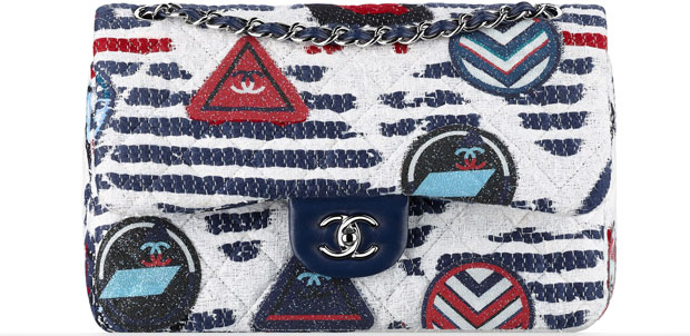 Chanel tassen ss 2016 tweed classic flap bag 