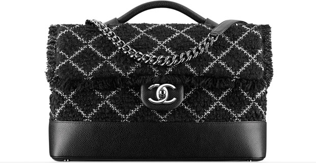 Chanel tassen ss 2016 tweed flap bag 