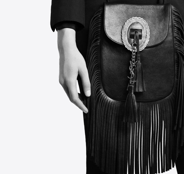 Saint Laurent Anita tassled bag