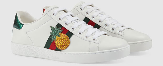Gucci sneakers white pineapple