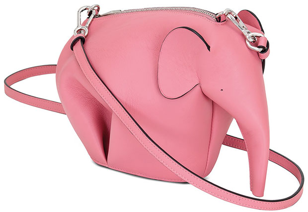 Loewe Elephant bag pink