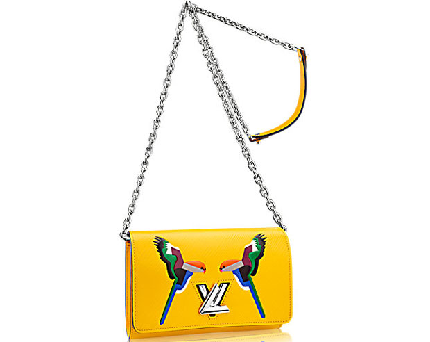 Louis Vuitton Portefeuille Twist Chain parrot