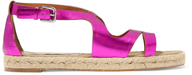 Stella McCartney pink metallic sandals