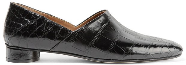 The Row Noelle loafers alligator