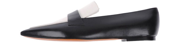 Céline loafers black white