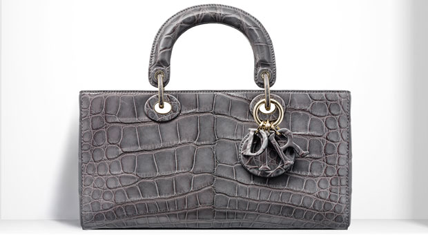 Dior Runway bag grey Nile crocodile