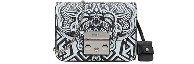 Furla Metropolis tas Toni onyx black white