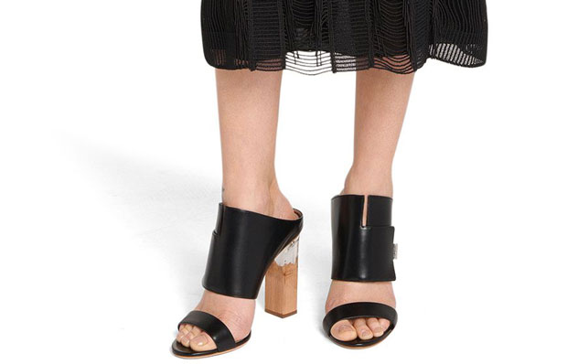 Hugo Boss bespoke sandals black