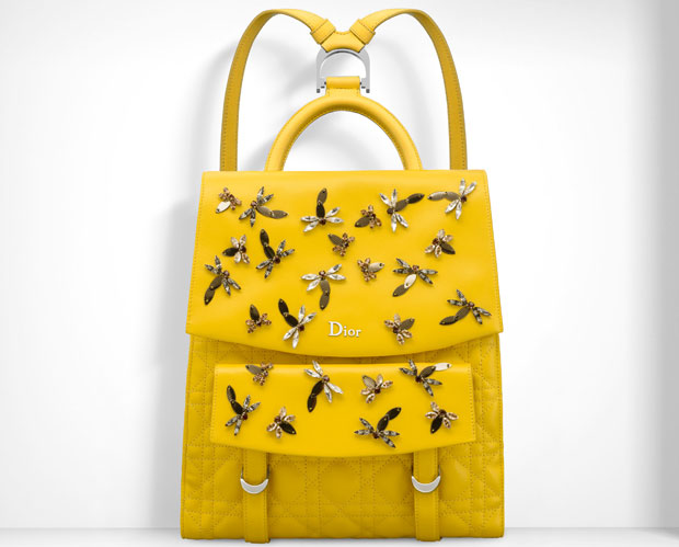 Dior Stardust rugzak yellow bee