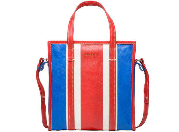 Balenciaga Bazar shopper small red blue