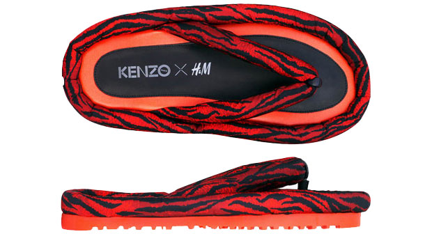 Kenzo x H&M slippers