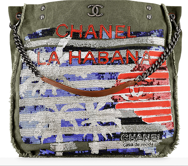 Chanel Cruise Cuba hobo bag sequins