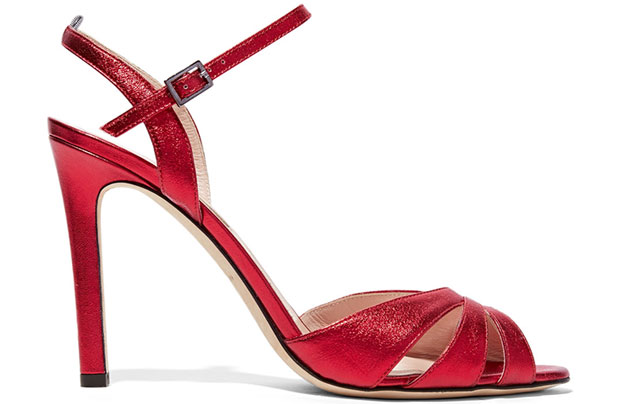 SJP by Sarah Jessica Parker Westminister red metallic pumps