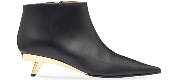 Marni black pointed ankle boo