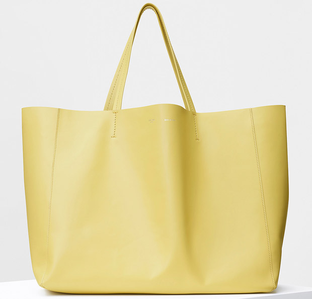 Céline tassen summer 2017 Horizontal Cabas yellow