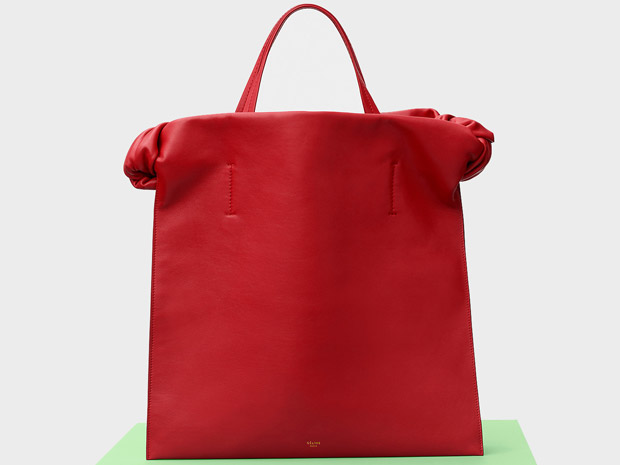 Céline tassen summer 2017 Medium Knots tote scarlet