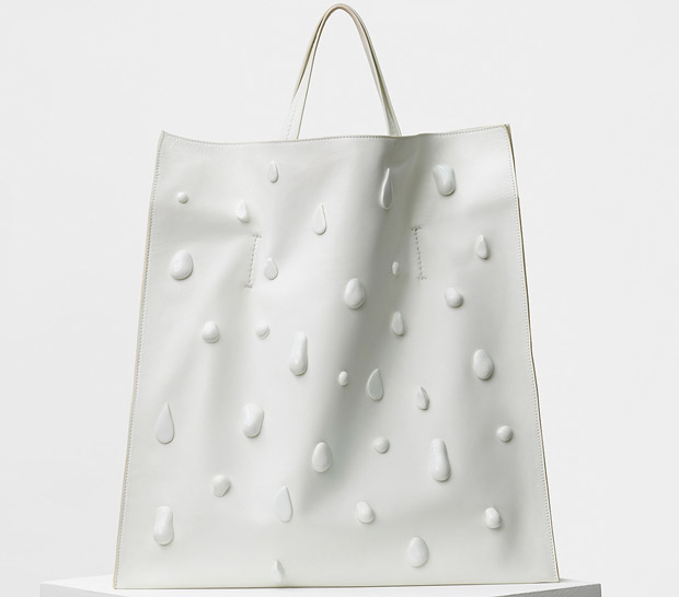 Céline tassen summer 2017 Medium tote white soft lambskin drops
