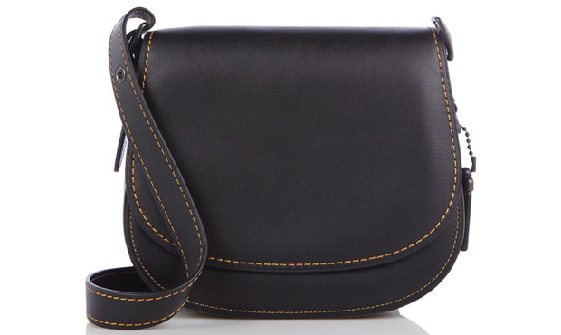 Coach Saddle bag 23 zwart