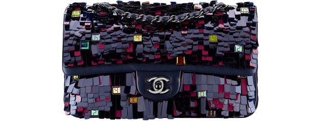Chanel spring summer 2017 classic flap bag sequins