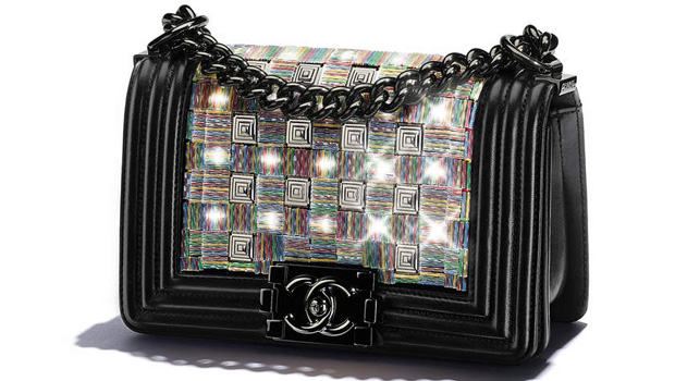Chanel spring summer 2017 boy bag small black led