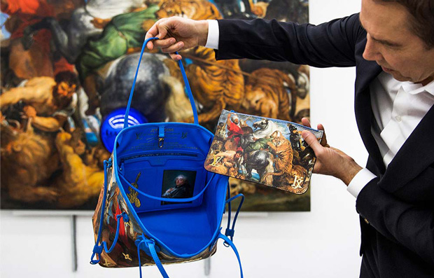 Louis Vuitton Masters LV x Jeff Koons Neverfull Rubens