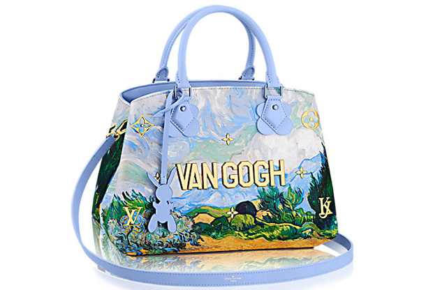 Louis Vuitton Masters LV x Jeff Koons Montaigne bag van Gogh