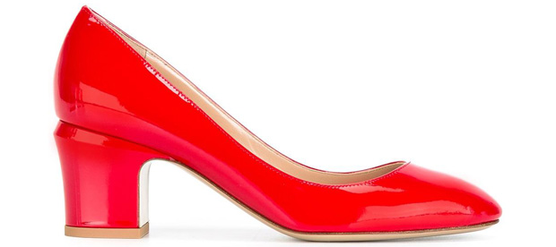 Valentino Tan-Go pumps red 60mm