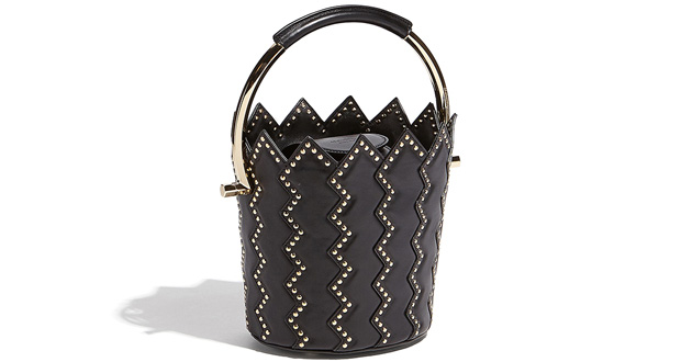 Salvatore Ferragamo x Sara Battaglia Bucket bag studs