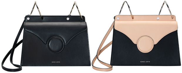Danse Lente Phoebe bag black white