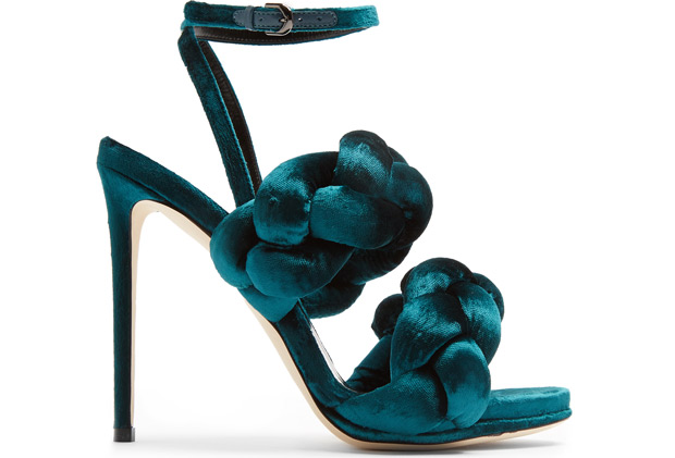 Marco de Vicenzo plaited sandals seagreen