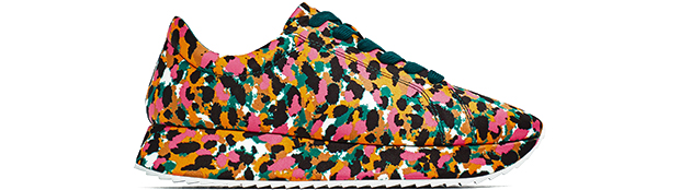 Zara sneakers Camo satijn