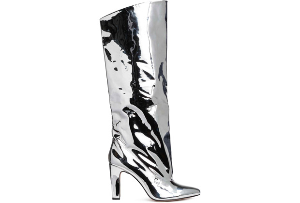 H&M mirrored boots