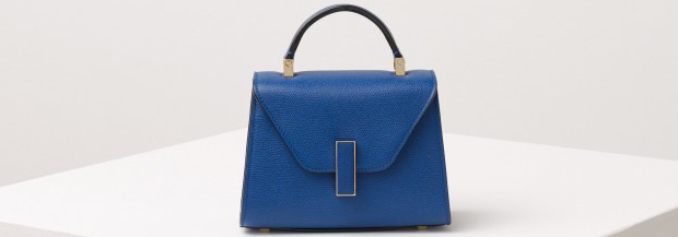 Valextra Iside bag micro royal blue