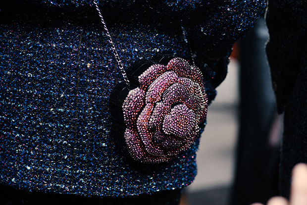 Chanel fall winter 2018 bags flower clutch