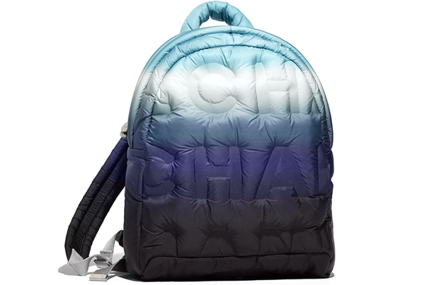 Chanel spring summer 2018 backpack nylon blue
