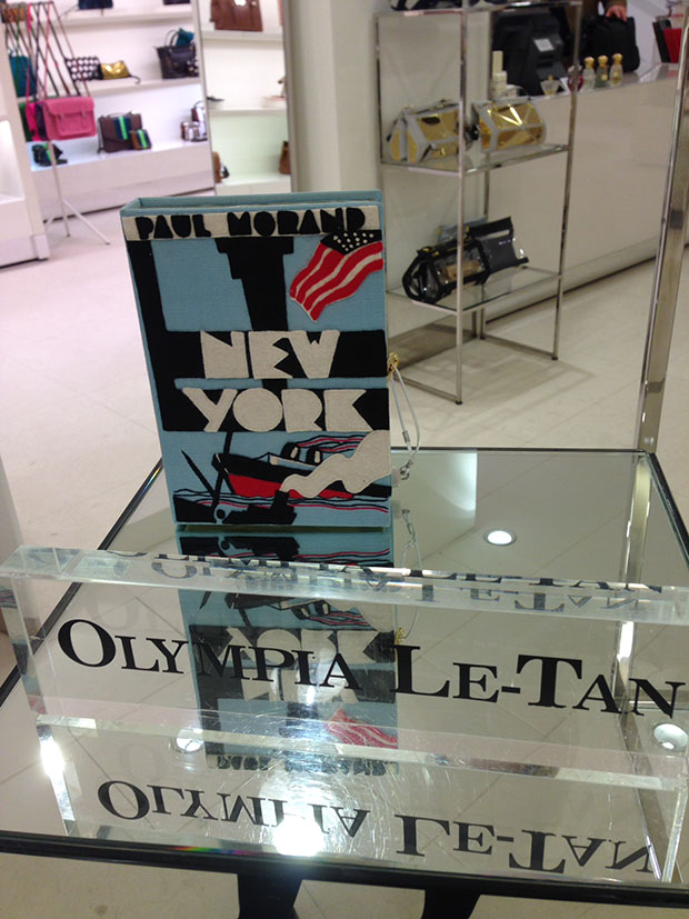 Olympia Le Tan book clutch New York Fenwick
