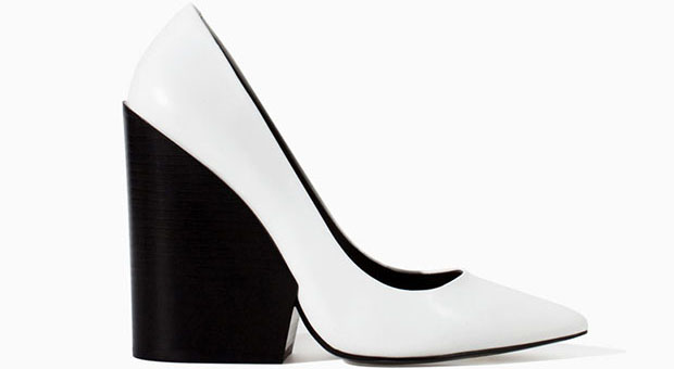Zara sale witte pumps
