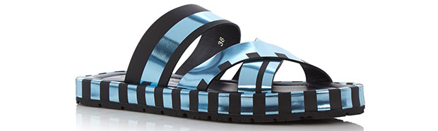 Acne Kleate metallic sandals