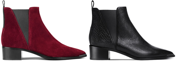 Acne Jensen grained leather Chelsea boots