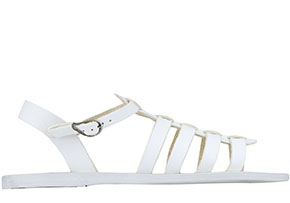 Ancient Greek Sandals Korinna all white