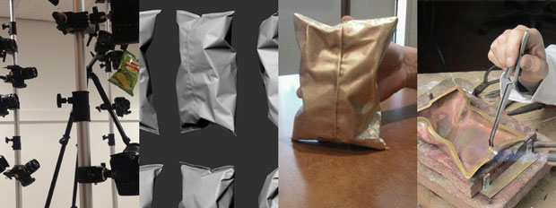 Anya Hindmarch crisp packet clutch making of