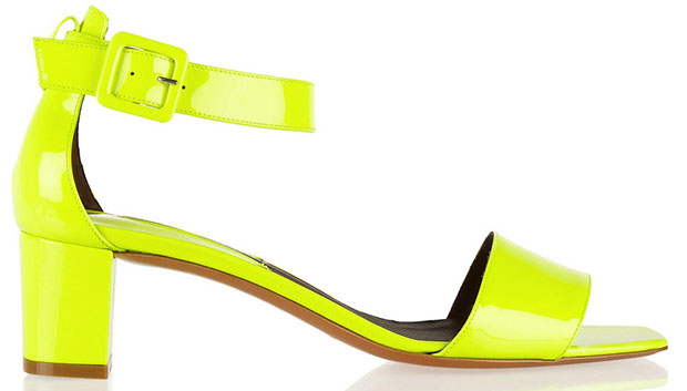 Bruno Magli neon sandals