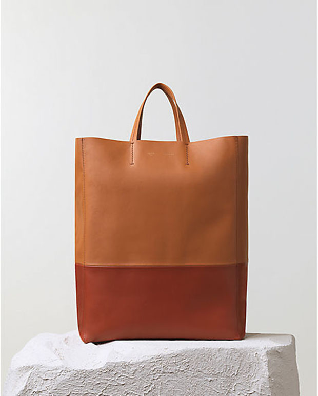 Céline fall 2014 tan cognac bi-cabas