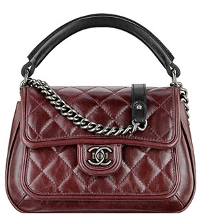 Chanel Boy flap bag rigid handle